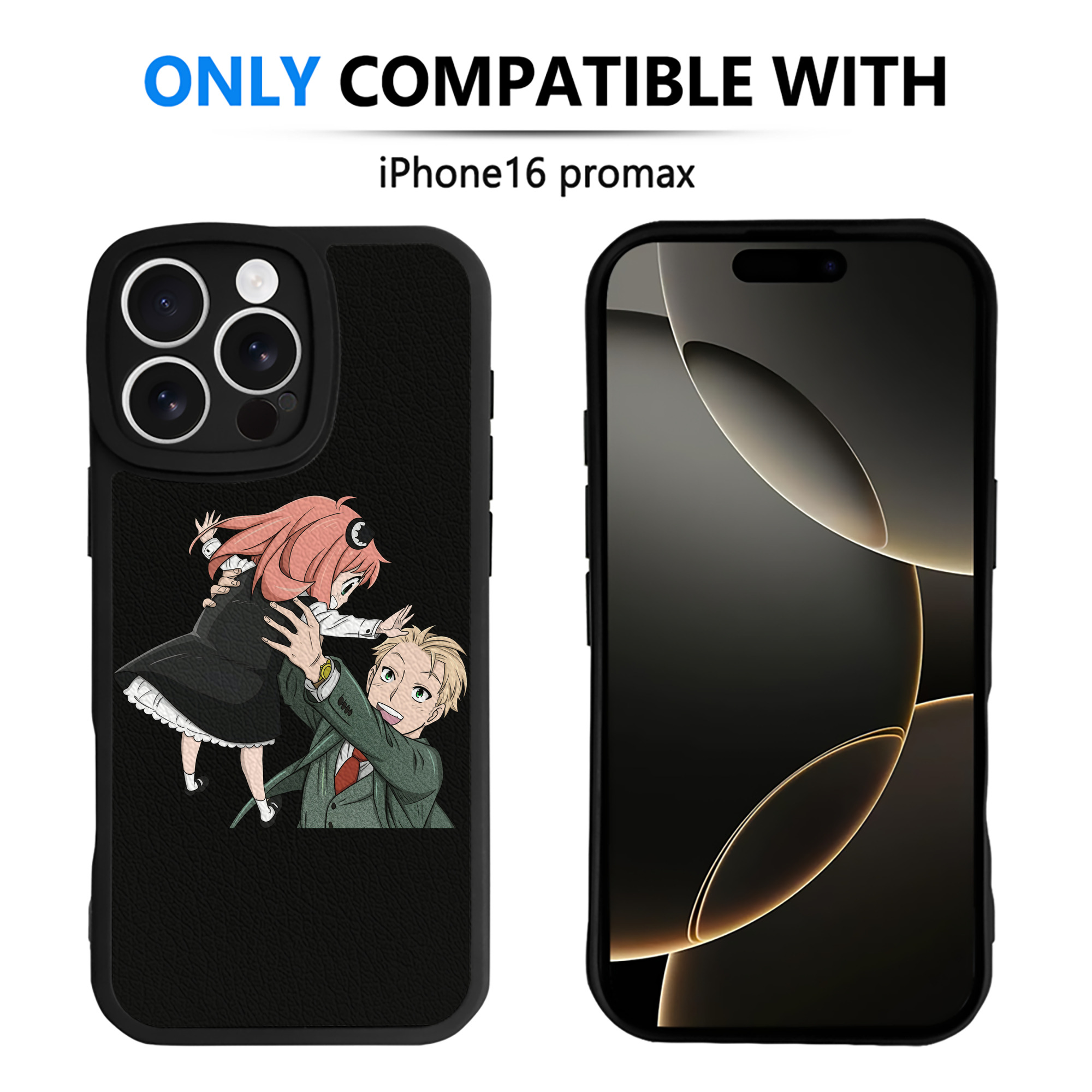 （画像用） SPY×FAMILY间谍家家酒 【iPhone 16シリーズ対応】シリコンスマホケース（レザー調） 材質：シリコン